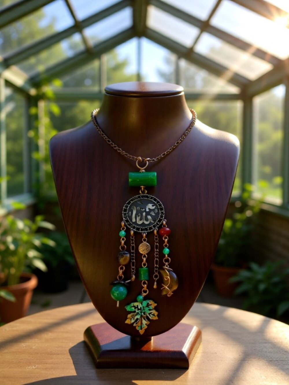 Multi-Colored Fall Statement Necklace! Handmade One of a kind - No Repeats.